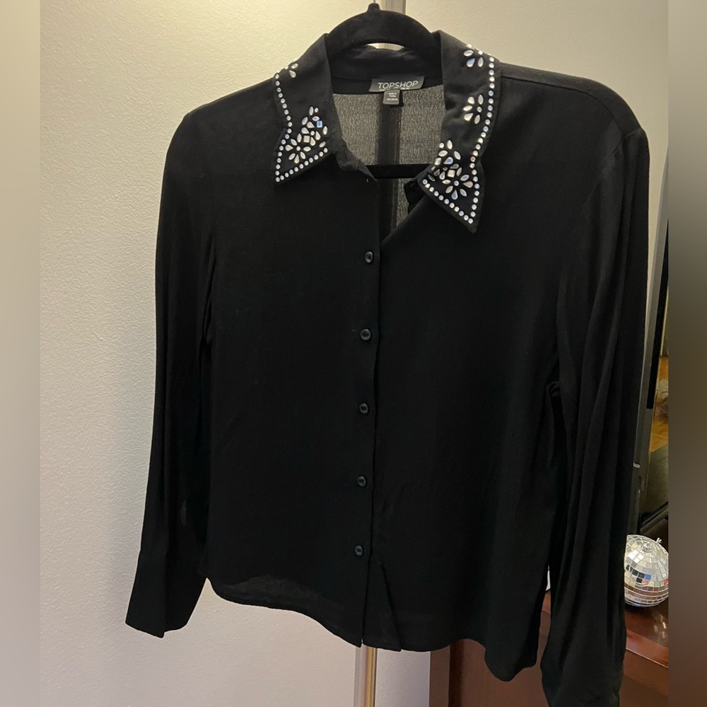 Top Shop Embellish Blouse